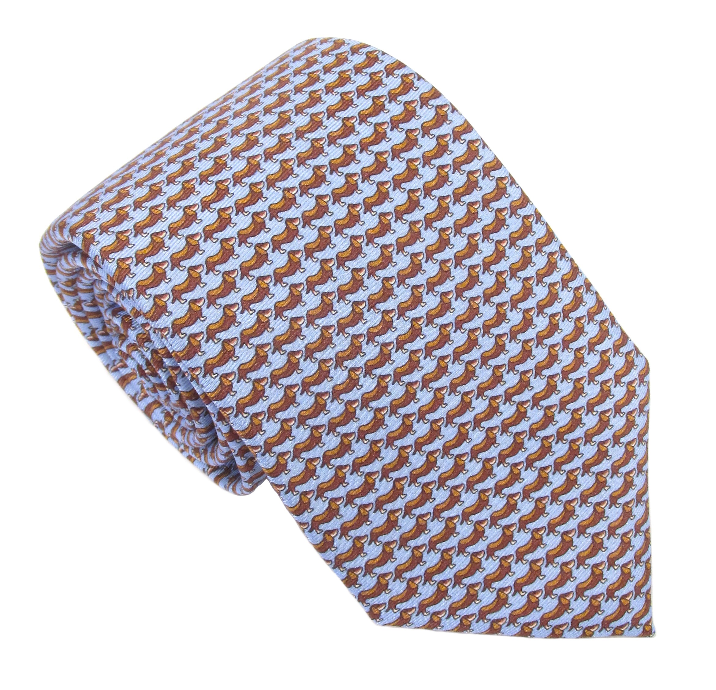 Italian Silk Brown Sausage Dog