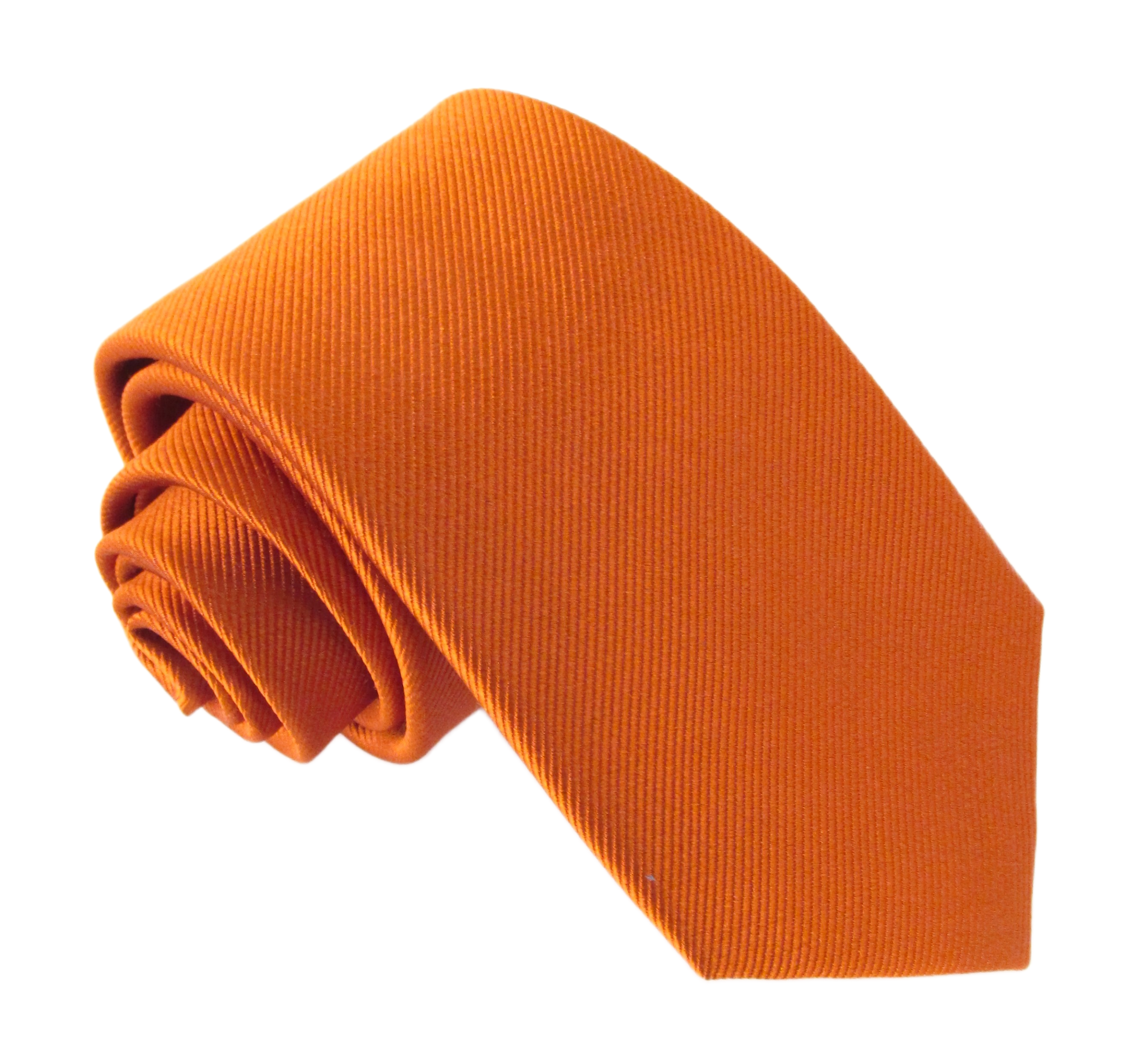 Burnt Orange RL Plain Tie